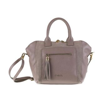 Pierre Cardin Bolso de mano de piel con cierre de cremallera - Bags - Mujer - Beige - ONE SIZE