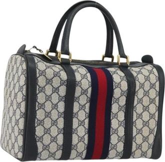 Gucci Borsa Boston Pre-owned Vintage - - Pre-owned - Donna - Blu - ONE SIZE