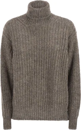 Herno Wool And Alpaca Turtleneck Jumper