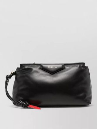 Givenchy antigona bomber leather clutch bag