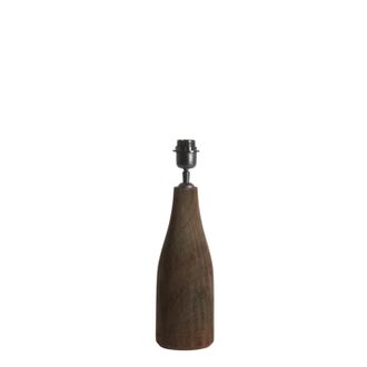 Light & Living L&aacute;mpara De Mesa - Trapino - Marr&oacute;n - Madera - - Light&living