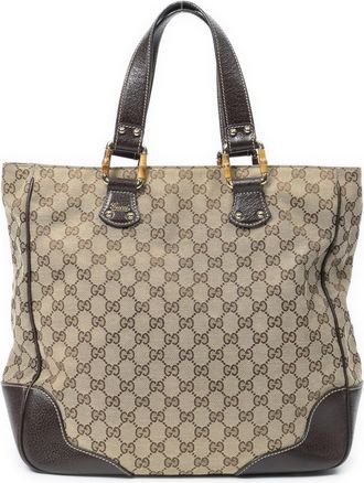 Gucci Bamboo Horsebit Tote Schoudertas