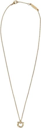 Ferragamo Golden Gancini Pendant Necklace