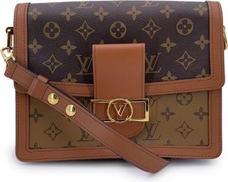 Louis Vuitton Pre-owned Womens Cloth Shoulder Bag Dauphine - Brown Cotton - One Size