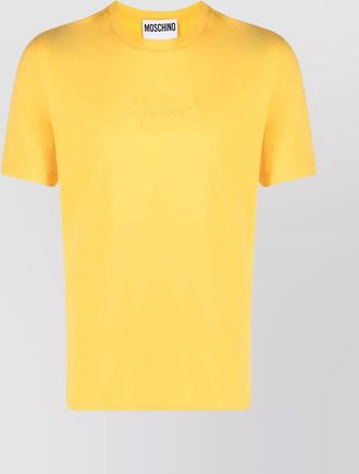 Moschino cotton stretch crew neck t-shirt