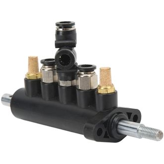 OEM Desmontadora De Neum&aacute;ticos, M&aacute;quina De Control De Aire, V&aacute;lvula De Pie, Aleaci&oacute;n De Aluminio De 5 V&iacute;as, Espaciado Entre Orificios De 36 Mm, Repuestos 