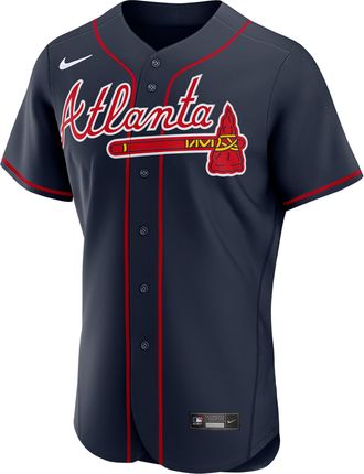 Nike Drake Baldwin Atlanta Braves 2025 MLB Awards Gold Batterman Nike Mens MLB Authentic Jersey in Blue | 89000LICAW9-R1G