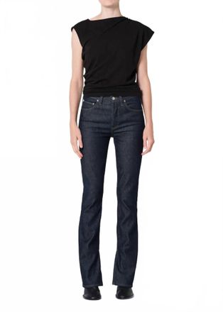 A Gold E Ingram Split Skinny Jean In Rinse