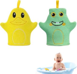 OEM Guantes De Ba&ntilde;o Para Beb&eacute;, Guantes De Ba&ntilde;o Para Beb&eacute;, 2 Toallitas Para Baby Shower Y Ba&ntilde;o
