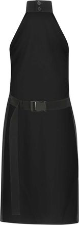 Burberry Womens Silk-Elastane Halter Dress Black