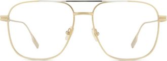 Ermenegildo Zegna metal-frame rectangle glasses - Gold