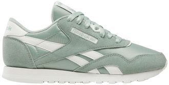 Reebok Womens Classic Nylon Sneaker, Hybrid Green/Hybrid Green/Chalk, 7 UK