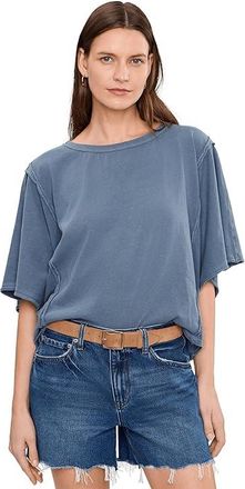 Free People We The Free Next Level T-Shirts Womens Clothing Night Shadow : LG (Womens 12-14), Cotton