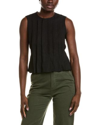 Emerson Fry Emerson Fry Plait Linen-Blend Top