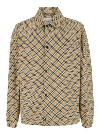Burberry Beige Shirt Collar Jacket