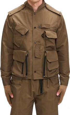 South2 West8 Tenkara Trout Parka Hoodie In Olive