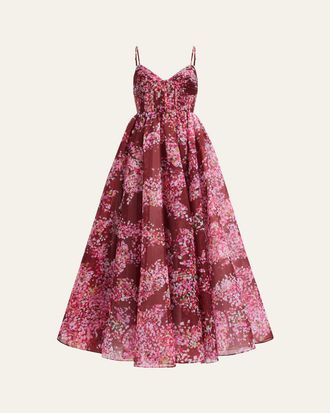 Aje Fortuna Floral Sleeveless Maxi Dress