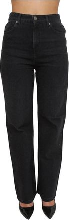 Twinset Regular Denim Nero - Dames - Regular Fit Jeans - Zwart - W30 - Denim - Jeans