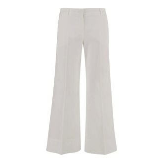 Ql2 Quelledue Wide Trousers, female, White, M, Melody Trousers