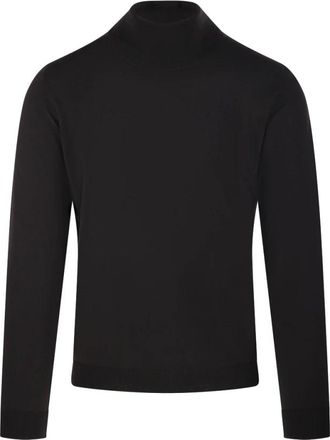 Roberto Collina Turtlenecks, male, Black, XL, Moro Jumper for Men