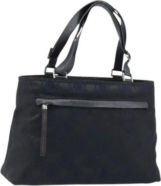 Ferragamo Pre-owned Tote Bags, female, Black, Size: ONE SIZE Pre-owned Tote Bag