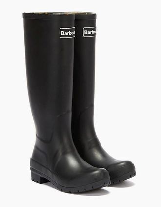 Barbour Womens Barbour Abbey Womens Black Wellies - Size: UK 7 / eu 40 / us 7.5