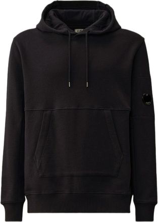 C.P. Company Diagonal Raised Fleece Hooded Sweatshirt With Iconic Lens Detail