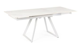 BIZZOTTO Mesa extensible 120/180x90 blanco/blanco