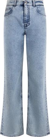 Moorer Flared Jeans - Dames - Flared Jeans - Blauw - W27 - Katoen - Jeans
