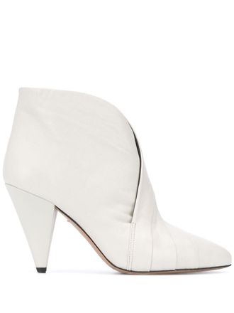 Isabel Marant Acna enkellaarzen - Beige