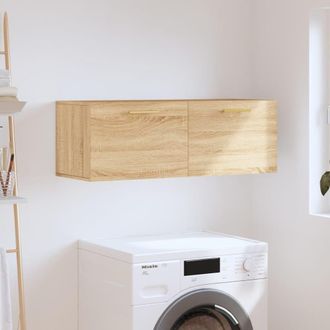 vidaXL Armario De Pared Madera Ingenier&iacute;a Roble Sonoma 100x36,5x35 Cm Vidaxl
