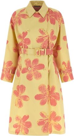 Max Mara Canasta Trenchcoat - Dames - Trenchcoats - Veelkleurig - M - Katoen - Jassen