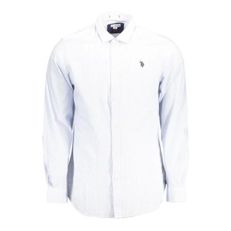 U.S.Polo Association U.s. Polo Assn., Heren, Overhemden, Blauw, Maat: 2XL Katoen