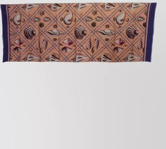 Dolce & Gabbana linen printed scarf
