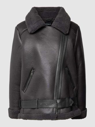 Only Jacke in Leder-Optik Modell NEWLIS in Black, Größe M