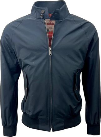 Baracuta G9 Harrington Blouson - Heren - Zomerjassen - Blauw - XL - Katoen - Jassen