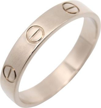 Cartier Silver White Gold (18K) Band Ring (Pre-Owned)