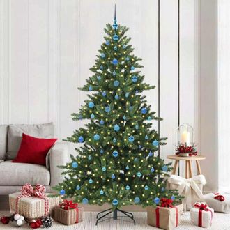 vidaXL &Aacute;rbol De Navidad Artificial Con Ramas Articuladas 210 Cm Pvc