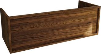 Saniclass Holz Frame Badkameronderkast - 120x45x40cm - 1 lade - Walnut pure