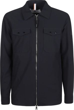 PMDS Premium Mood Denim Superior Shirtjack met borstzak - Blauw