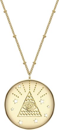 Glanzst&uuml;cke M&uuml;nchen Womens Sterling Silver Necklace - Gold - One Size