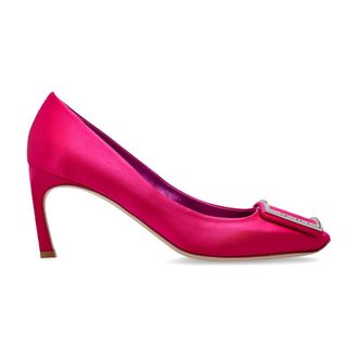 Roger Vivier Schoenen, Dames, Roze, 37 EU, Leer, Hakschoenen