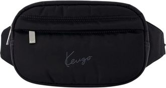 Kenzo Signature Belt Bag - Heren - Tassen - Zwart - Maat: ONE Size Nylon