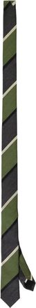 Corneliani striped tie - men - Silk - One Size - Green