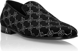 Philipp Plein Loafers Monogram Men in Black/crystal at Nordstrom, Size 41