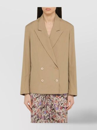 Dries Van Noten double-breasted cotton blazer