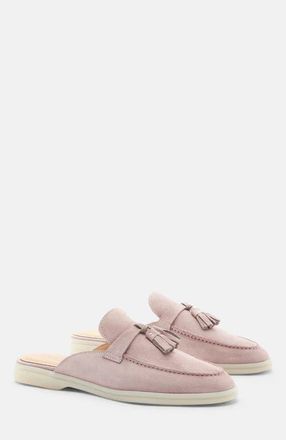 Scarosso Lucrezia Mules in Pink - Suede at Nordstrom, Size 39.5