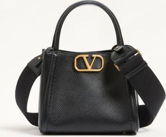 Valentino Garavani Borsa A Mano Piccola Valentino Garavani Alltime In Vitello Granato Donna NERO UNI