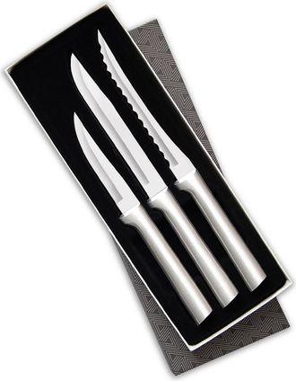 Rada 3 Piece Cooking Essentials Knife Set with Gift Box in Silver at Nordstrom