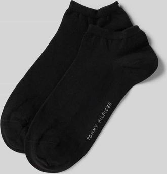 Tommy Hilfiger Sneakersocken mit Label-Schriftzug im 2er-Pack in Black, Gr&ouml;&szlig;e 35/38